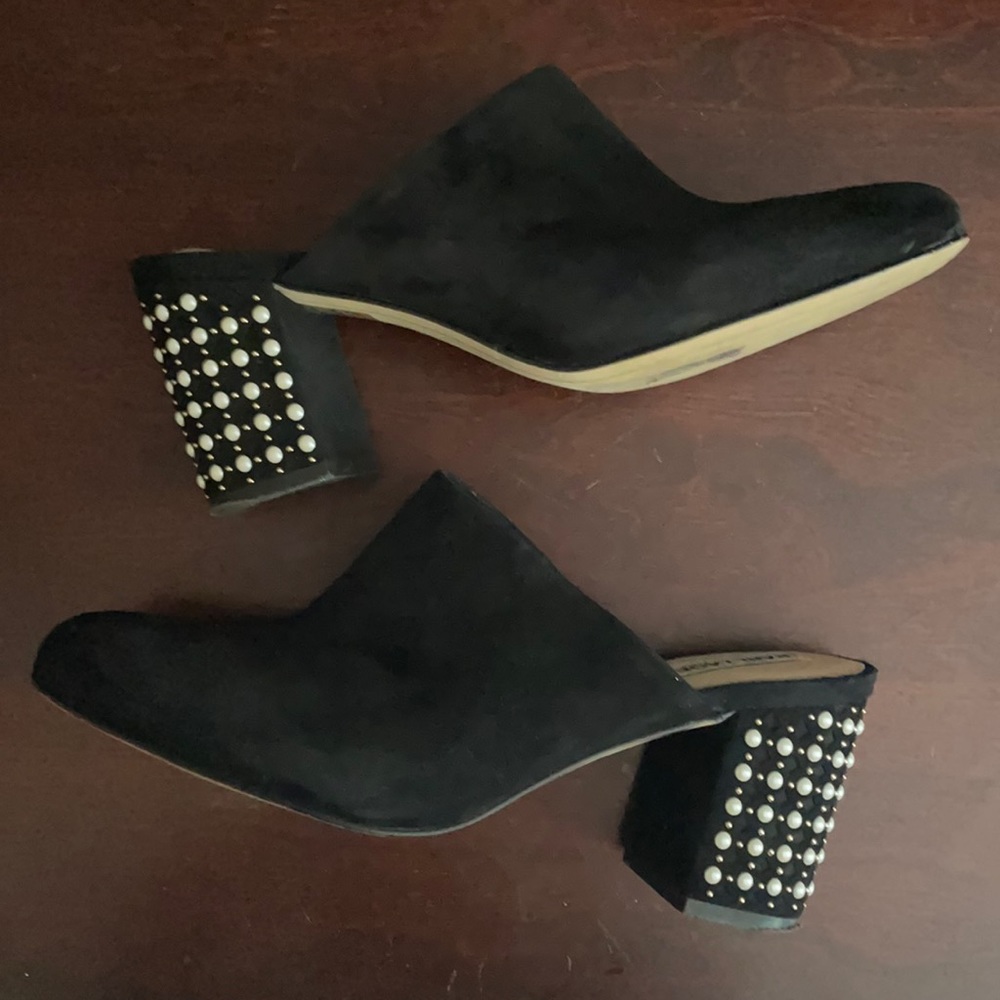 Karl Lagerfeld Suede Mules - EU 38.5 (US size 8)